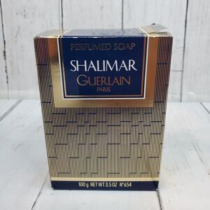 Shalimar Guerlain Perfumed Soap Rare Vintage New In Box! 3.5oz
